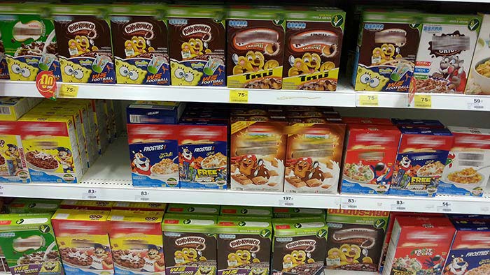 Einkaufen in Thailand - Cornflakes und Müsli Einkaufen in Thailand - Cornflakes und Müsli